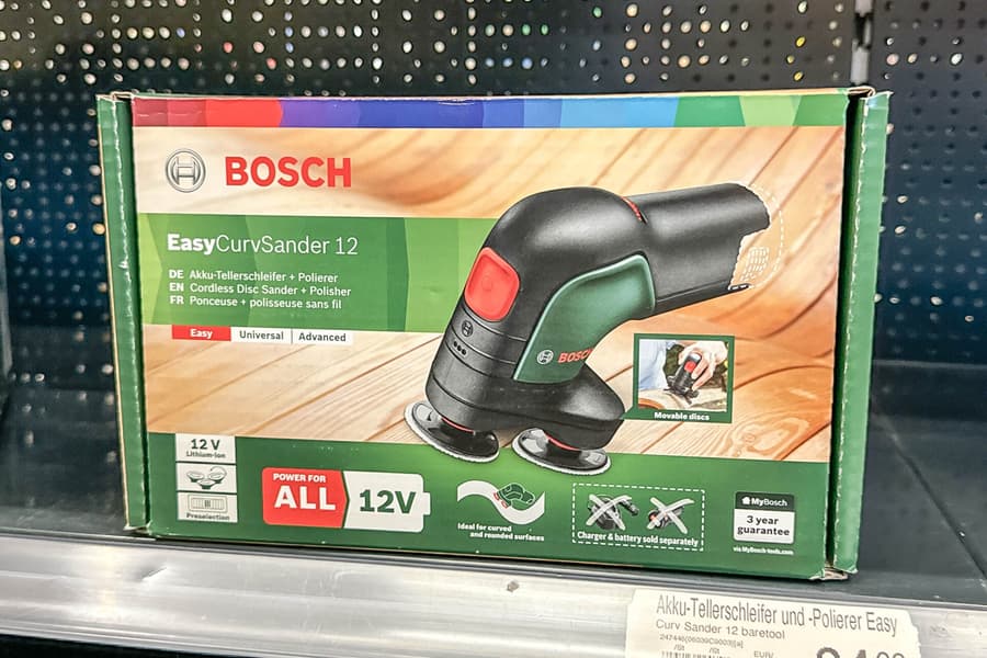 Akku Tellerschleifer Bosch Easy Curv Sander 12